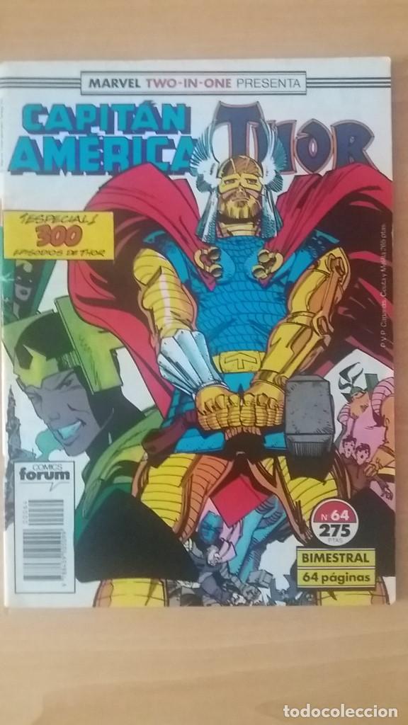 C&oacute;mics: CAPIT&Aacute;N AM&Eacute;RICA & THOR N&ordm; 64. FORUM. 64 P&Aacute;GINAS. - Foto 1