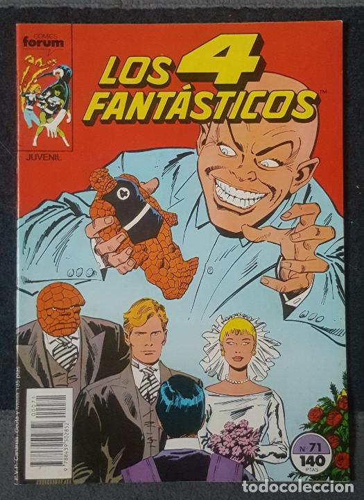 C&oacute;mics: Los 4 FANT&Aacute;STICOS #71 (Forum, 1988) - Foto 1