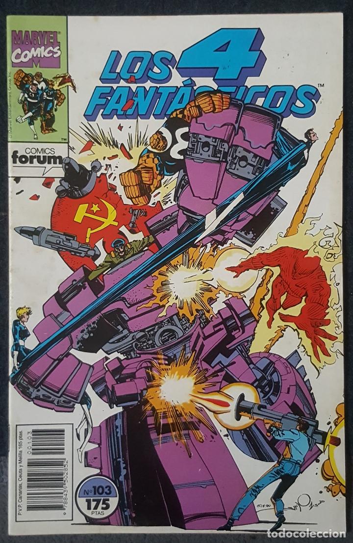 C&oacute;mics: Los 4 FANT&Aacute;STICOS #103 (Forum, 1991) - Foto 1