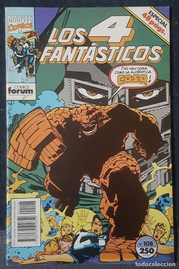 C&oacute;mics: Los 4 FANT&Aacute;STICOS #108 (Forum, 1991) - Foto 1