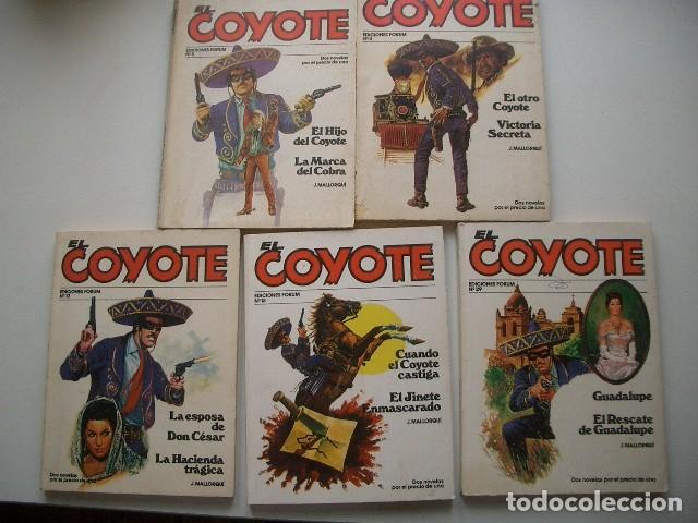 C&oacute;mics: Lote de EL COYOTE - ED. FORUM 1983 - Foto 5