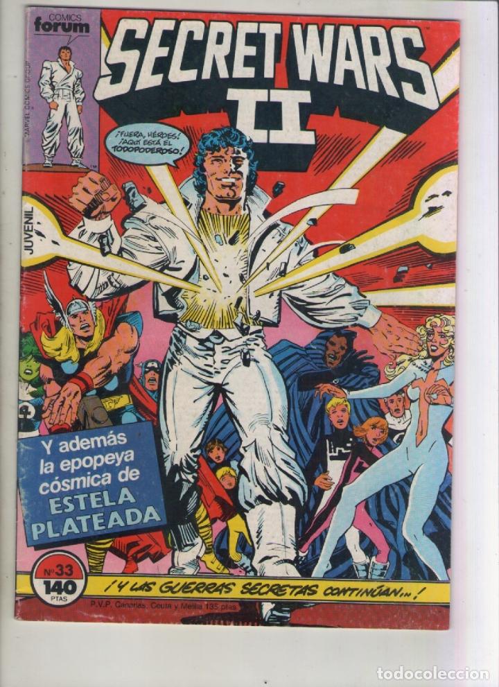 Fumetti: secret Wars ll-a&ntilde;o 1987-forum-color-formato grapa-n&ordm; 33-la vida gana
