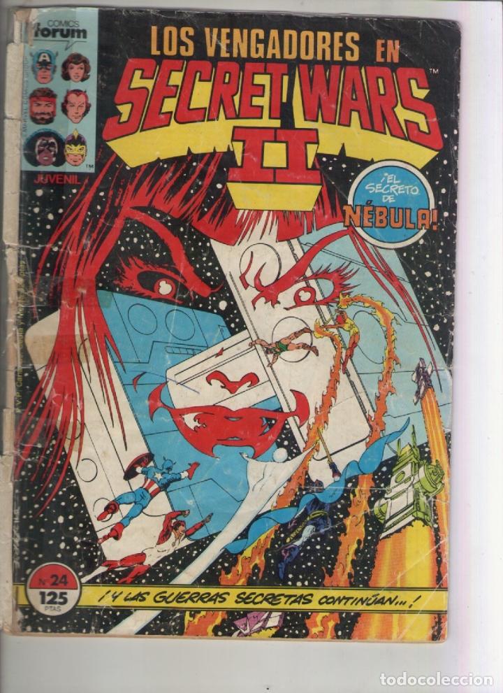 Comics: secret Wars ll-a&ntilde;o 1987-forum-color-formato grapa-n&ordm; 24-asalto a santuario ll