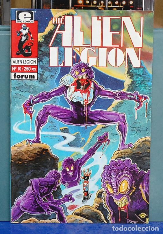 C&oacute;mics: The alien legion. Num. 10. Forum a&ntilde;o 1991