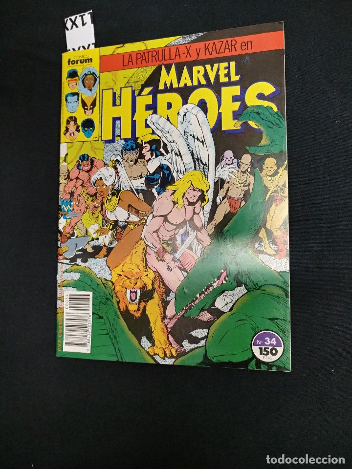 C&oacute;mics: MARVEL HEROES - N&ordm; 34 - FORUM - LLEVA EL POSTER