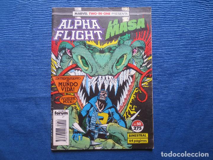 C&oacute;mics: MARVEL / MARVEL TWO-IN-ONE PRESENTA: ALPHA FLIGHT & LA MASA N.&ordm; 50 de JIM LEE & TODD McFARLANE 1990 - Foto 1