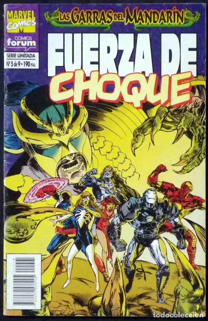 C&oacute;mics: Fuerza de choque N&ordm; 5 de 9 - Perfecto, con funda protectora.