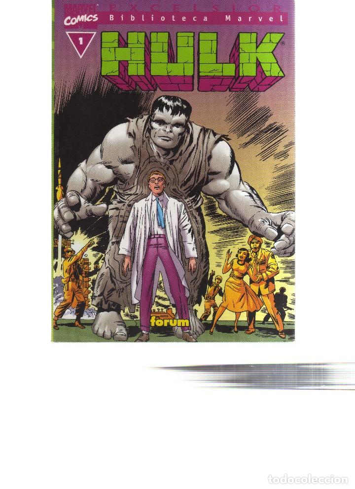 C&oacute;mics: HULK BIBLIOTECA MARVEL LOTE DE 16 NUMEROS SUELTOS - Foto 1