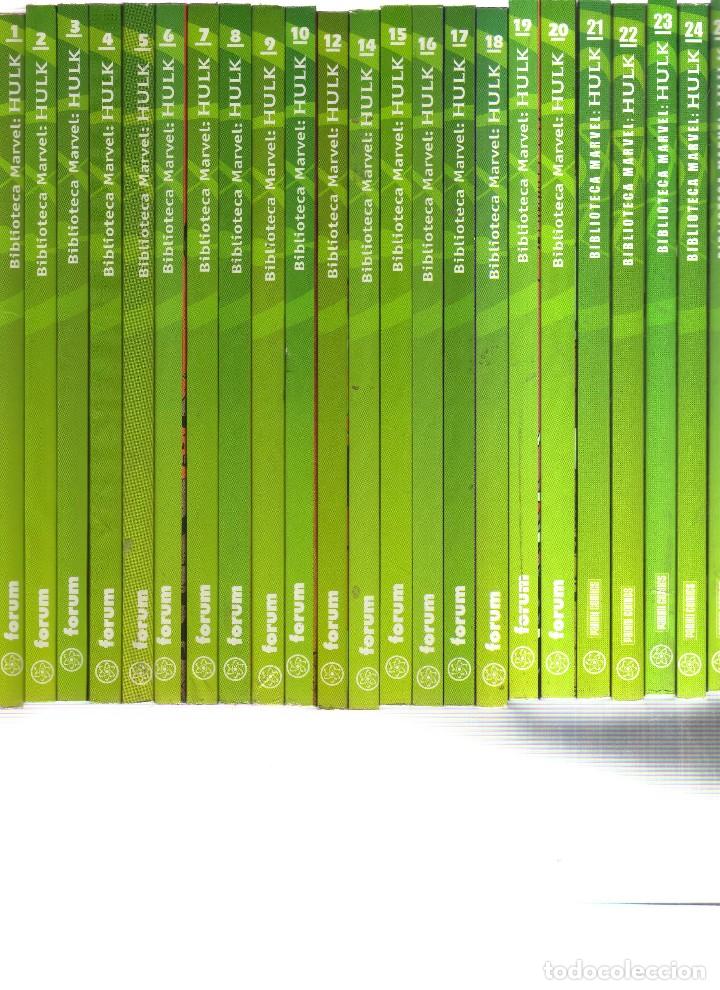 C&oacute;mics: HULK BIBLIOTECA MARVEL LOTE DE 16 NUMEROS SUELTOS - Foto 2