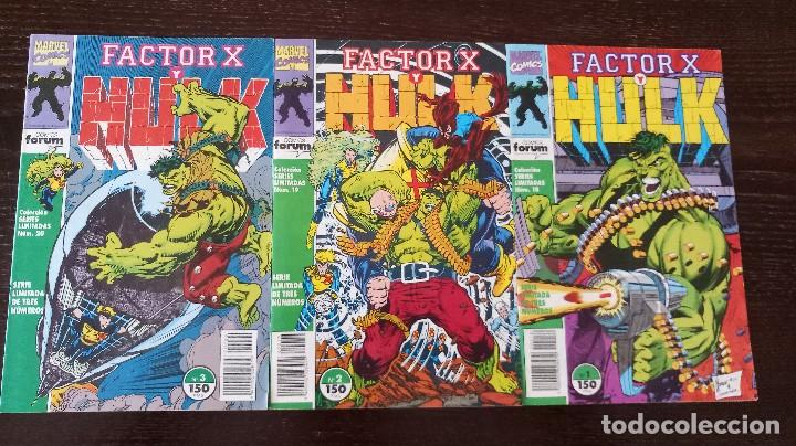 C&oacute;mics: Hulk y Factor X: Guerra y Armas. 1 al 3 (completa) - Foto 1