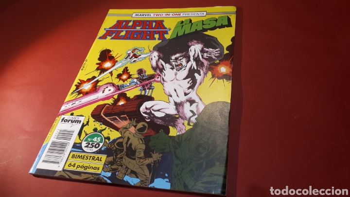 C&oacute;mics: ALPHA FLIGHT 45 EXCELENTE ESTADO FORUM MARVEL TWO-IN-ONE - Foto 1