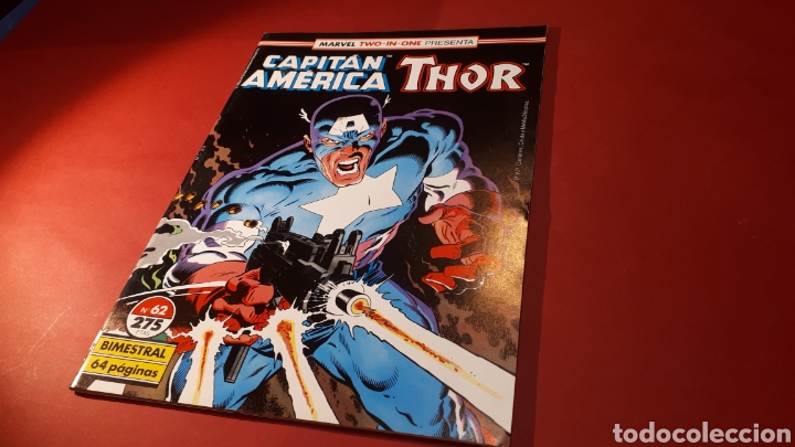 C&oacute;mics: CAPITAN AMERICA 62 EXCELENTE ESTADO FORUM MARVEL TWO-IN-ONE - Foto 1