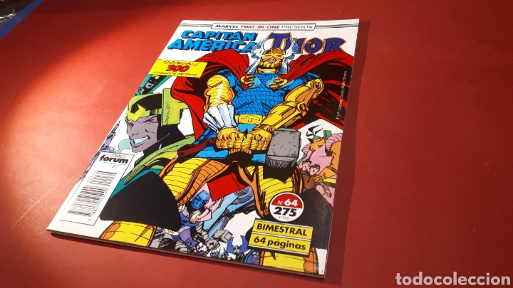 C&oacute;mics: CAPITAN AMERICA 64 EXCELENTE ESTADO FORUM MARVEL TWO-IN-ONE - Foto 1