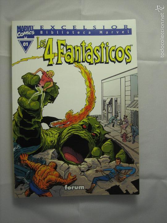 C&oacute;mics: Biblioteca Marvel: Los 4 Fant&aacute;ticos N&ordm; 1 - Foto 1