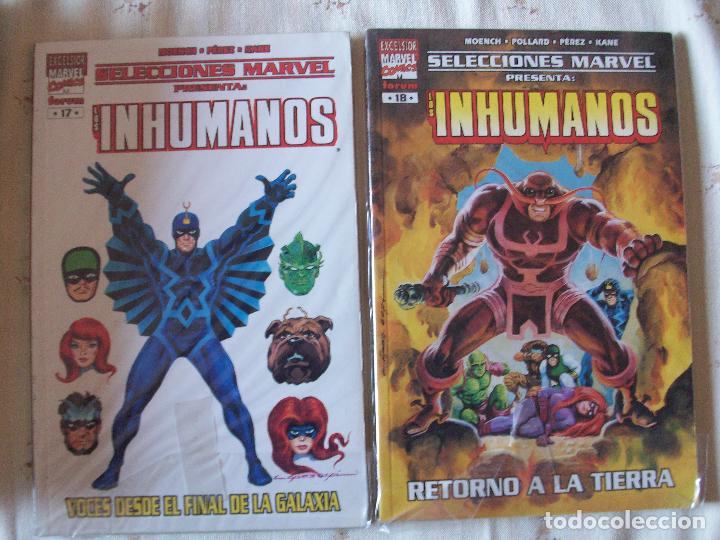 C&oacute;mics: SELECCIONES MARVEL N&ordm; 17 Y 18. LOS INHUMANOS,  DOS TOMOS COMPLETA - Foto 1