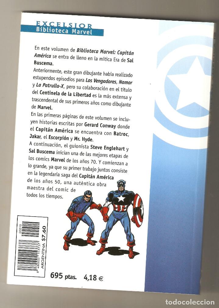 C&oacute;mics: BIBLIOTECA MARVEL - CAPITAN AMERICA N&ordm; 10 - FORUM - EXCELENTE - - Foto 2