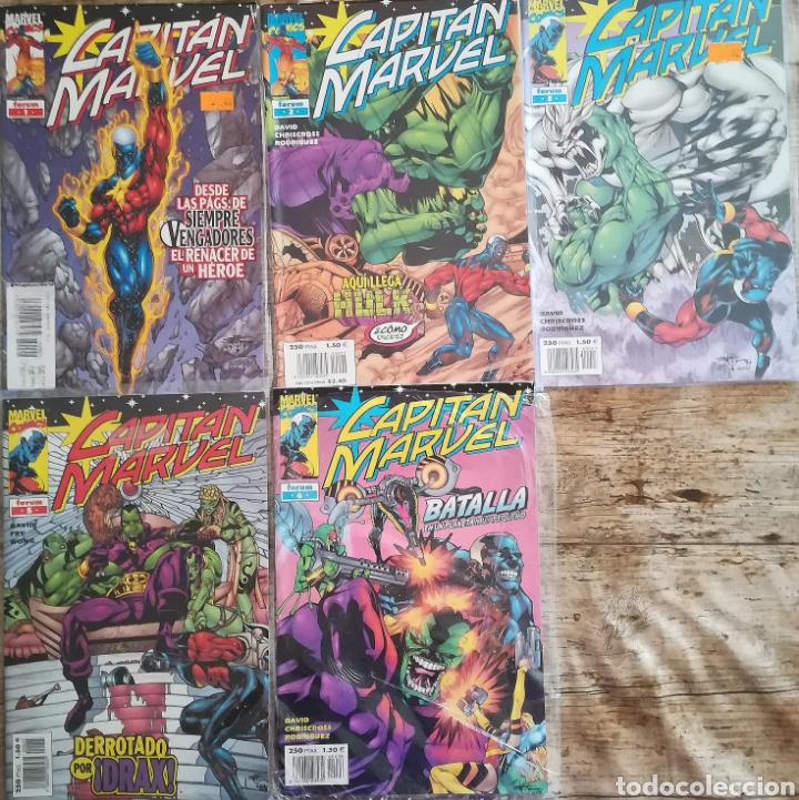 C&oacute;mics: CAPIT&Aacute;N MARVEL 1,2,3,5,6 - Foto 1