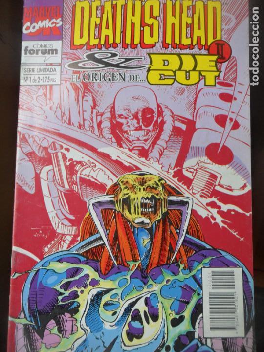 C&oacute;mics: DEATHS HEAD & DIE CUT N&ordm; 1 - MARVEL UK - FORUM - Foto 1