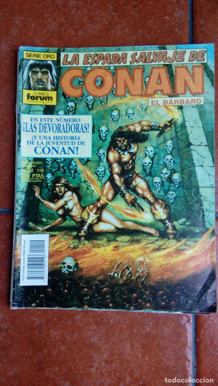 C&oacute;mics: LA ESPADA SALVAJE DE CONAN N&ordm; 119: LAS DEVORADORAS - Foto 1