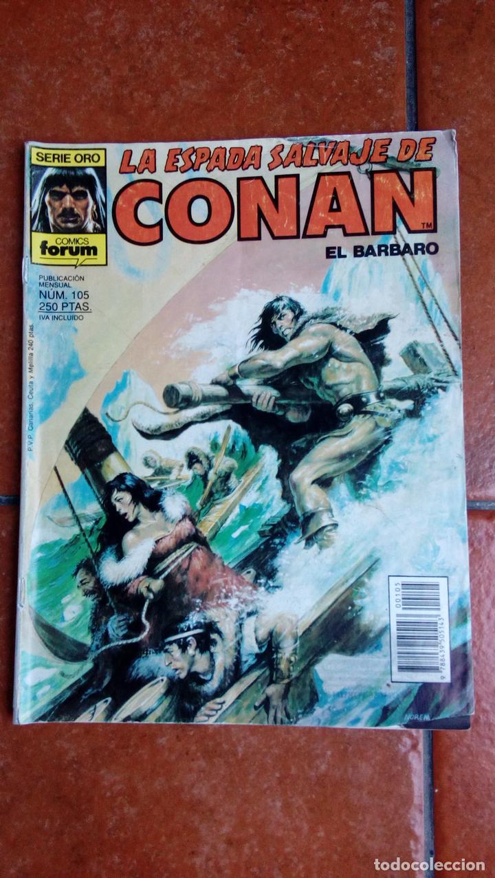 C&oacute;mics: LA ESPADA SALVAJE DE CONAN N&ordm; 105: EL DIOS MARINO - Foto 1