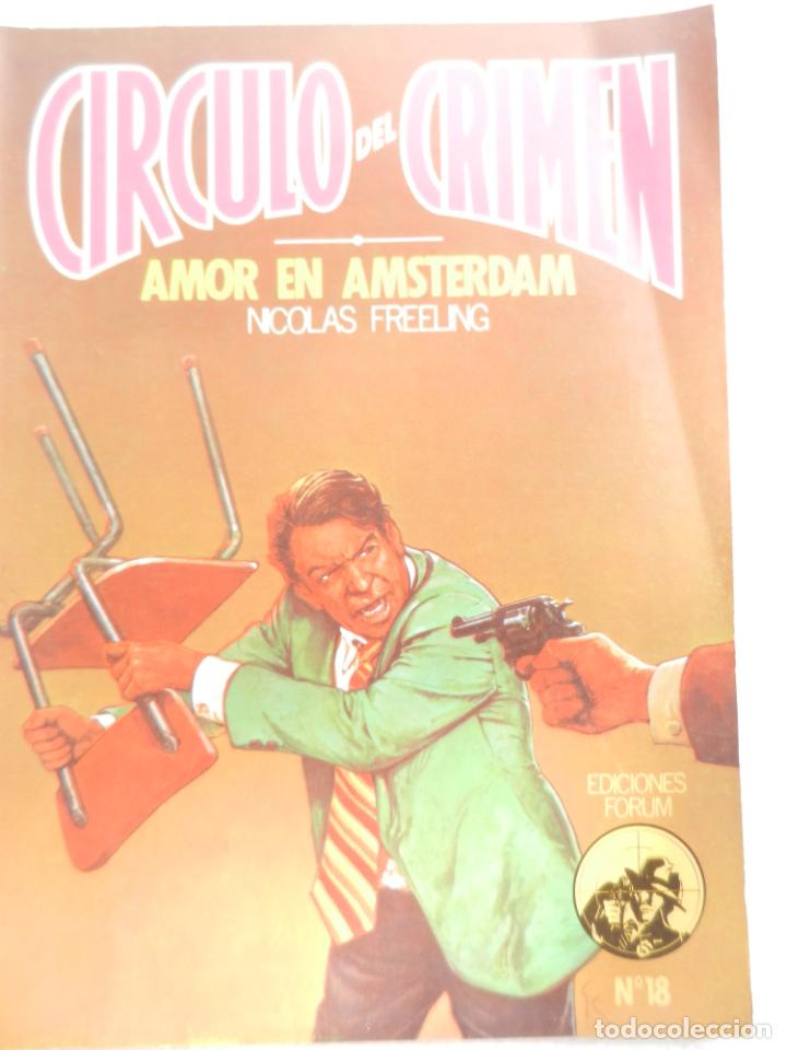C&oacute;mics: CIRCULO DEL CRIMEN N&ordm; 18 -AMOR EN AMSTERDAM - NICOLAS FREELING. EDICIONES FORUM. - Foto 1