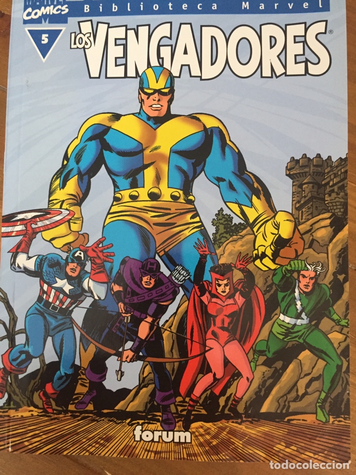 C&oacute;mics: LOS VENGADORES. Biblioteca MARVEL Num 5 - Foto 1