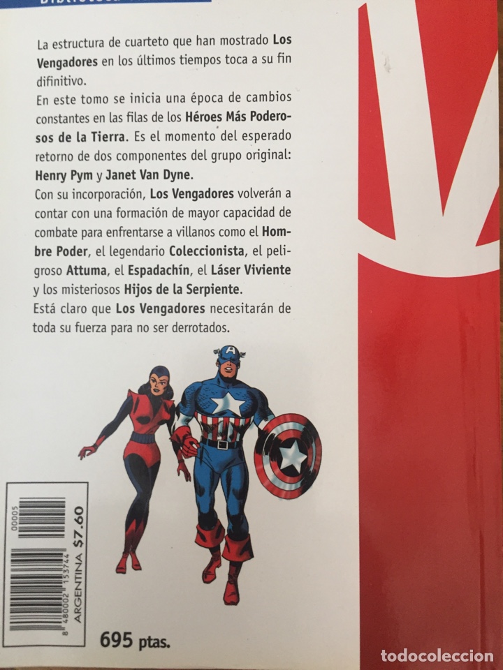 C&oacute;mics: LOS VENGADORES. Biblioteca MARVEL Num 5 - Foto 2