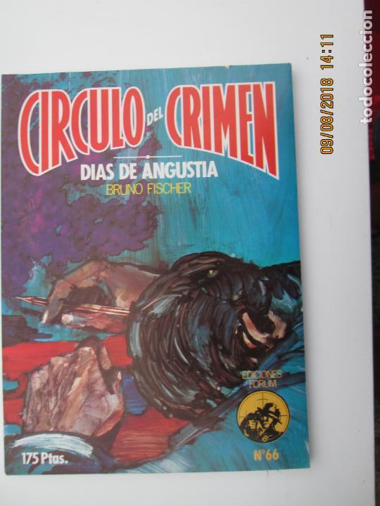 C&oacute;mics: CIRCULO DEL CRIMEN N&ordm; 66 - DIAS DE ANGUSTIA  - EDICIONES FORUM - Foto 1