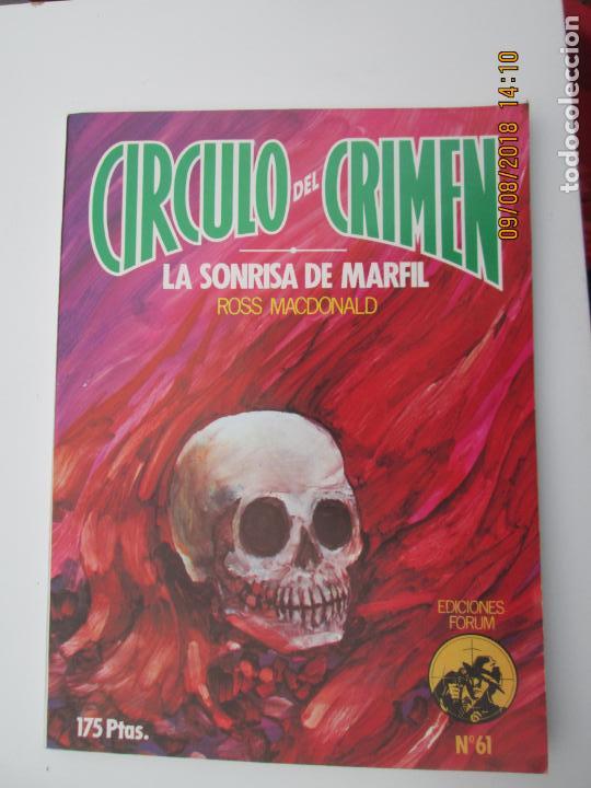 C&oacute;mics: CIRCULO DEL CRIMEN N&ordm; 61 - LA SONRISA DE MARFIL - EDICIONES FORUM - Foto 1