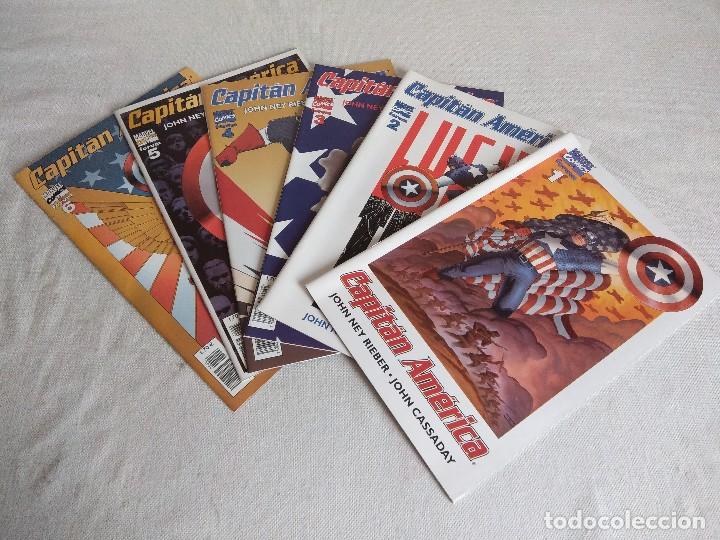 Comics: COLECCION COMPLETA CAPITAN AMERICA-JOHN RIEBER/EXCELENTE ESTADO.