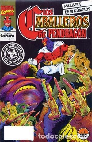 C&oacute;mics: CABALLEROS DE PENDRAGRON. MARVEL COMICS. COLECCION COMPLETA DE 18 NUMEROS - Foto 1