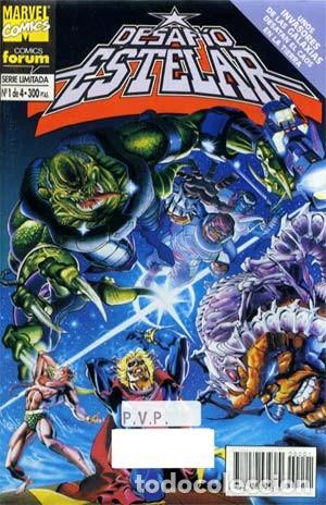 C&oacute;mics: DESAFIO ESTELAR. COLECCION COMPLETA DE 4 NUMEROS - Foto 1