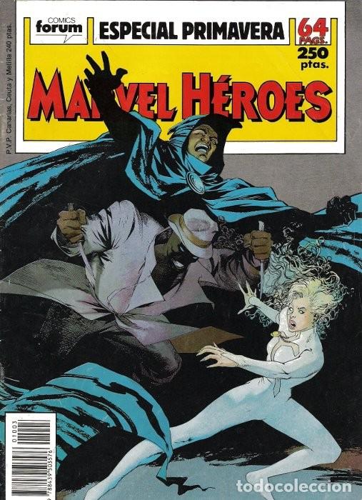 C&oacute;mics: MARVEL H&Eacute;ROES ESPECIAL PRIMAVERA 1989 - Forum. CAPA Y PU&Ntilde;AL. - Foto 1