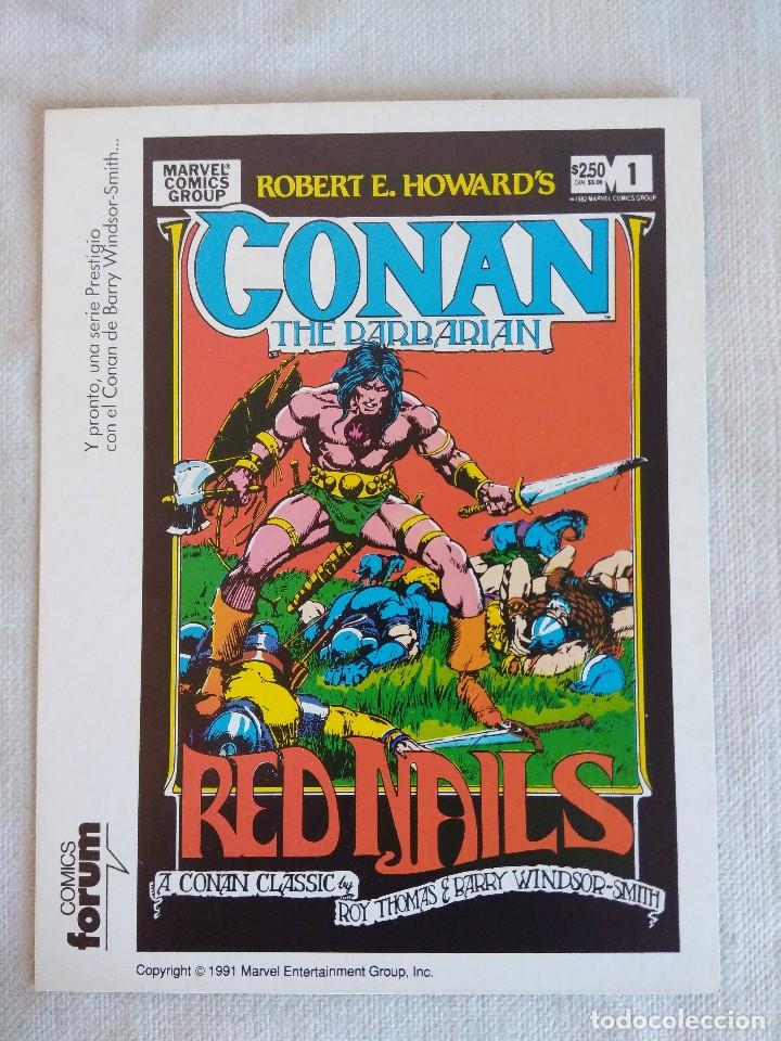 C&oacute;mics: LAMINA/PORTADA COMIC CONAN EL BARBARO/FORUM-MARVEL. - Foto 1