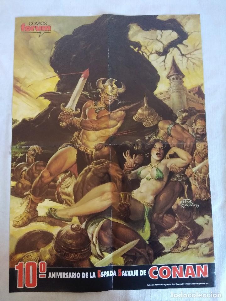 C&oacute;mics: GRAN POSTER/CONAN LA ESPADA SALVAJE/FORUM-MARVEL. - Foto 1