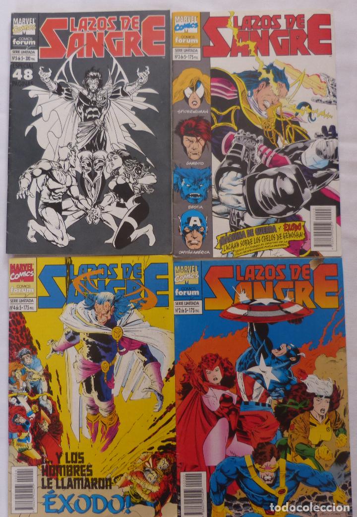 C&oacute;mics: COMICS LAZOS DE SANGRE,NUMEROS 2,3,4,5 DE 5,Marvel comics,A&ntilde;o 1994 - Foto 2