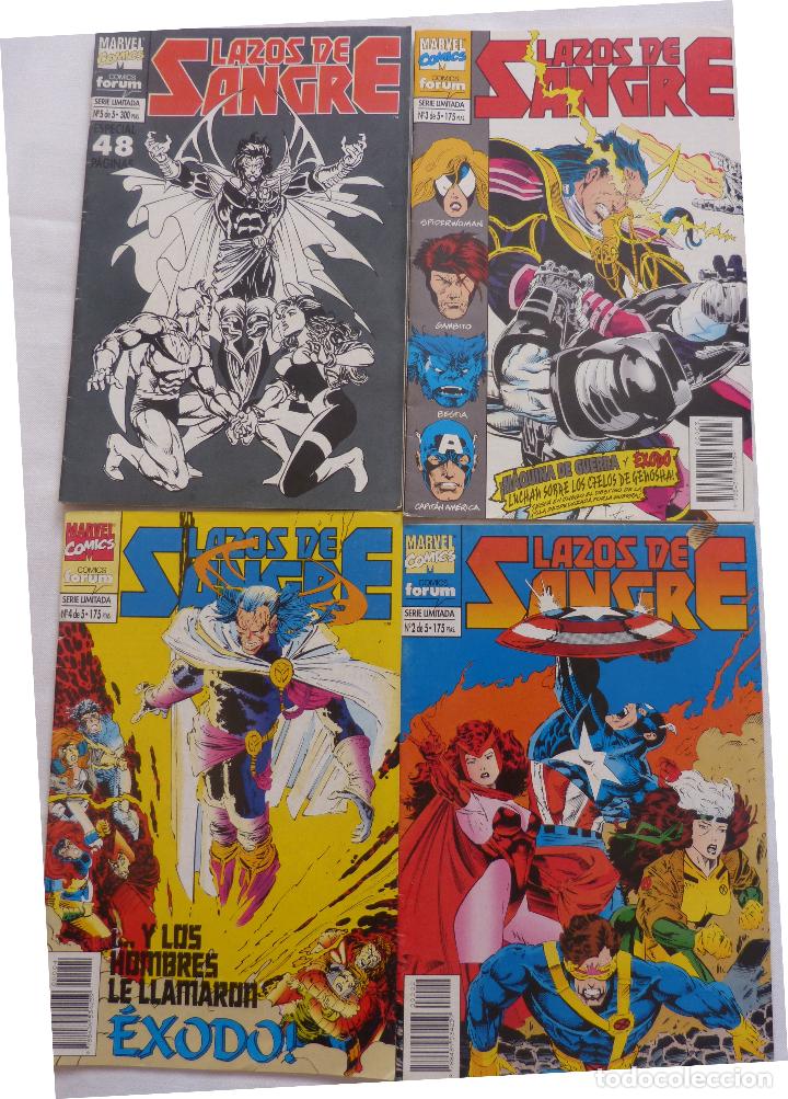 C&oacute;mics: COMICS LAZOS DE SANGRE,NUMEROS 2,3,4,5 DE 5,Marvel comics,A&ntilde;o 1994 - Foto 5