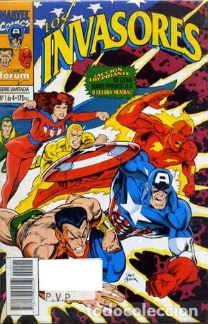 C&oacute;mics: LOS INVASORES - ED. FORUM - COLECCION COMPLETA DE 4 NUMEROS - Foto 1