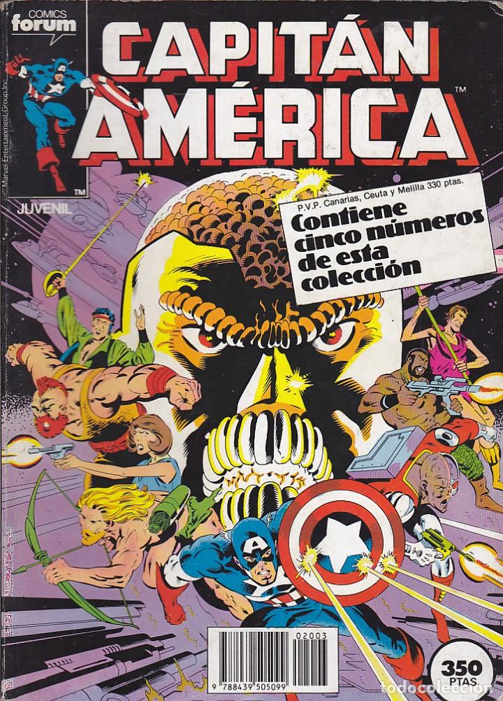 C&oacute;mics: COMIC RETAPADO CAPITAN AMERICA DE LOS NUMEROS 36 AL 40 - Foto 1