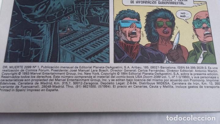 C&oacute;mics: Doctor Muerte 2099. Marvel Comics, numeros 1 al 9. Comics Forum 1994 - Foto 2