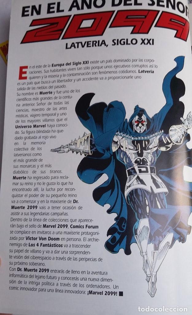 C&oacute;mics: Doctor Muerte 2099. Marvel Comics, numeros 1 al 9. Comics Forum 1994 - Foto 3