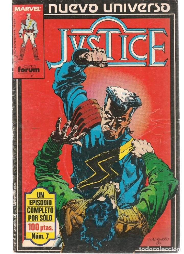 C&oacute;mics: NUEVO UNIVERSO. JUSTICE. N&ordm; 7. FORUM. (C/A7) - Foto 1