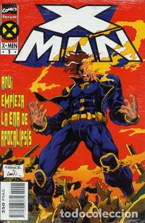 C&oacute;mics: X MAN LA ERA DE LA APOCALIPSIS - FORUM 1995/1996 - COMPLETA 4 NUMEROS - Foto 1