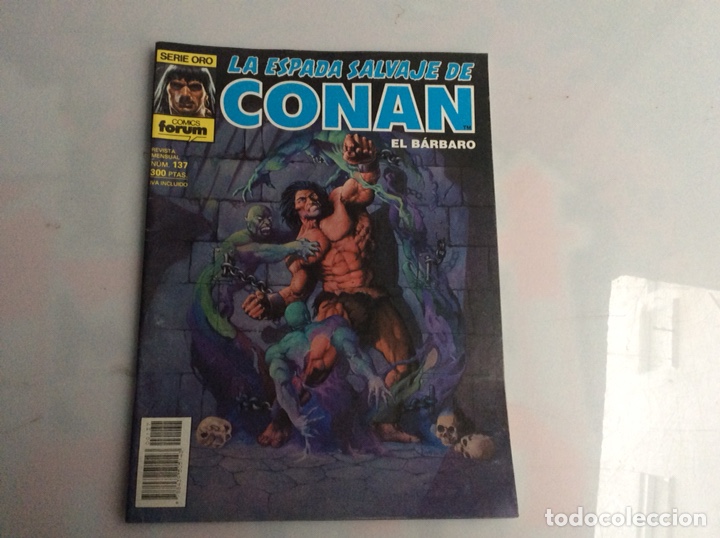 C&oacute;mics: LA ESPADA SALVAJE DE CONAN N&ordm; 137 - 1&ordf; - PRIMERA EDICION - Foto 1