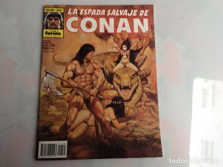 C&oacute;mics: LA ESPADA SALVAJE DE CONAN N&ordm; 135 - 1&ordf; - PRIMERA EDICION - Foto 1