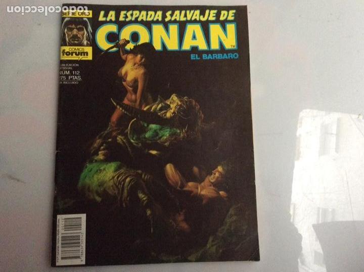 C&oacute;mics: LA ESPADA SALVAJE DE CONAN N&ordm; 112 - 1&ordf; - PRIMERA EDICION - Foto 1