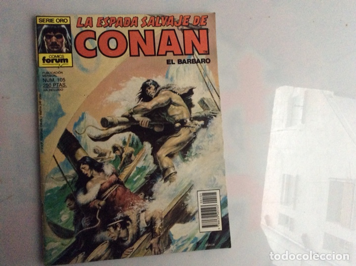 C&oacute;mics: LA ESPADA SALVAJE DE CONAN N&ordm; 105 - 1&ordf; - PRIMERA EDICION - Foto 1