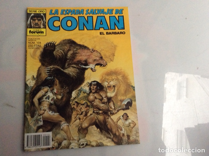 C&oacute;mics: LA ESPADA SALVAJE DE CONAN N&ordm; 104 - 1&ordf; - PRIMERA EDICION - Foto 1