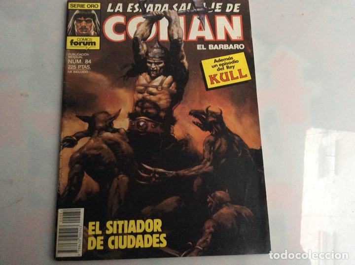 C&oacute;mics: LA ESPADA SALVAJE DE CONAN N&ordm; 84 - 1&ordf; - PRIMERA EDICION - Foto 1