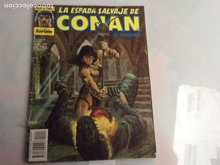 C&oacute;mics: LA ESPADA SALVAJE DE CONAN N&ordm; 110 - 1&ordf; - PRIMERA EDICION - Foto 1